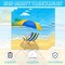 41pcs Summer Beach Party Supplies ,include 20pcs Dessert Plates,20pcs Napkin and 1pcs Tablecloth (Colorful Summer Beach(ccc))